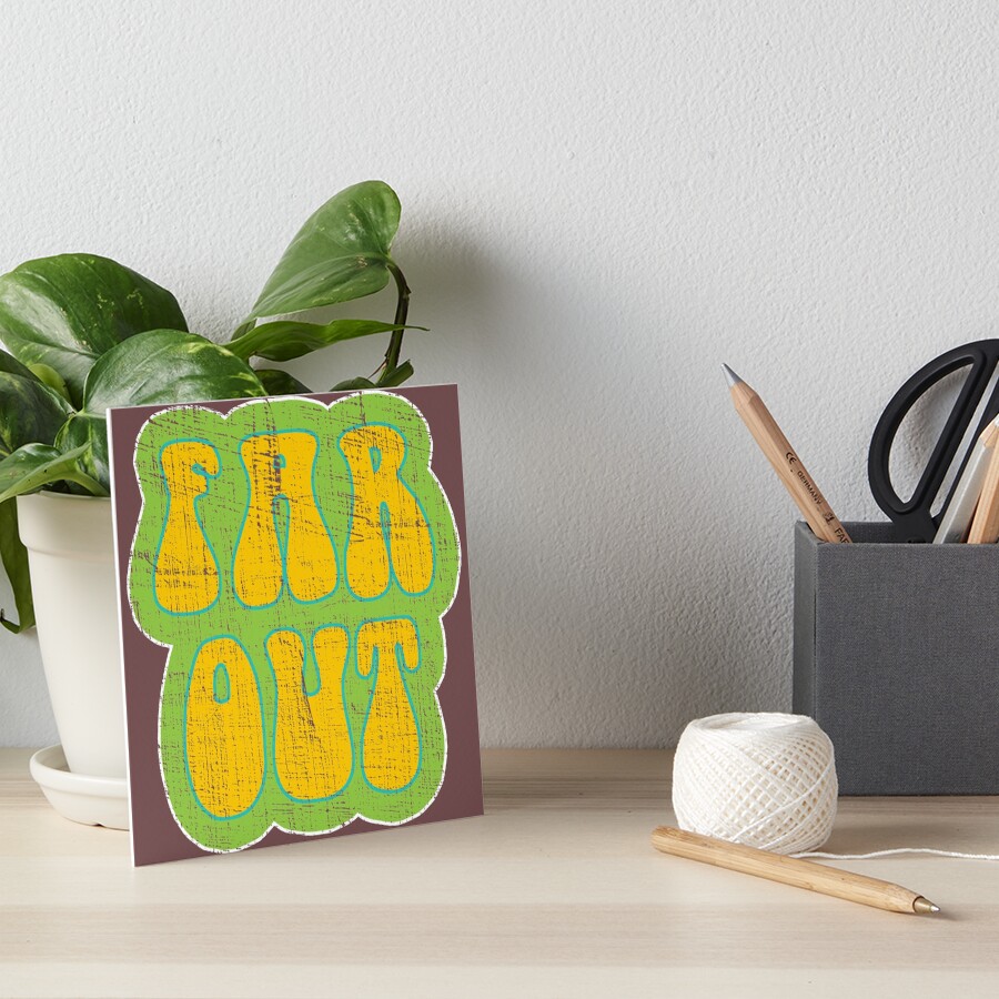 "Boogie Oogie Oogie Retro Slang" Art Board Print by webdango Redbubble