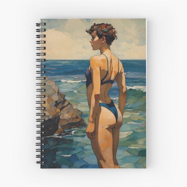 Item preview, Woman at the rough sea designed and sold by Working-Woman.