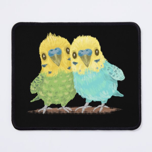 Item preview, Two parakeets designed and sold by Toru Sanogawa.