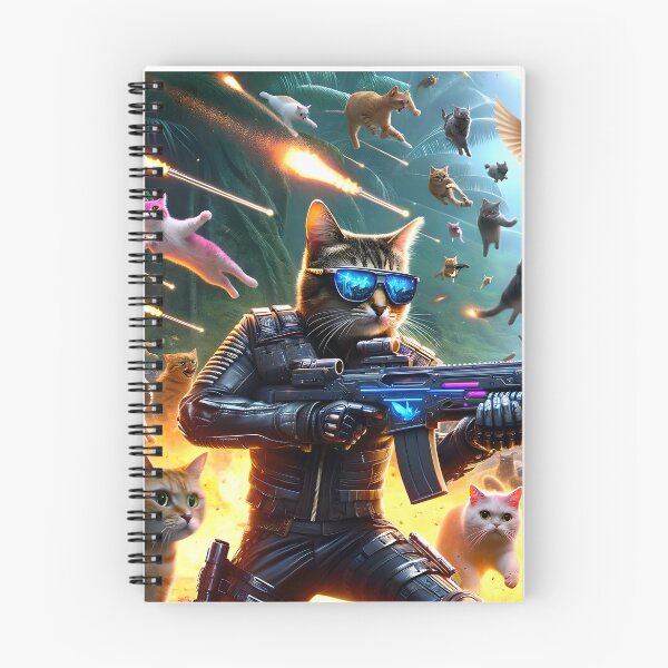 Item preview, Kitty Commando - Terminator Edition designed and sold by ai-depot.