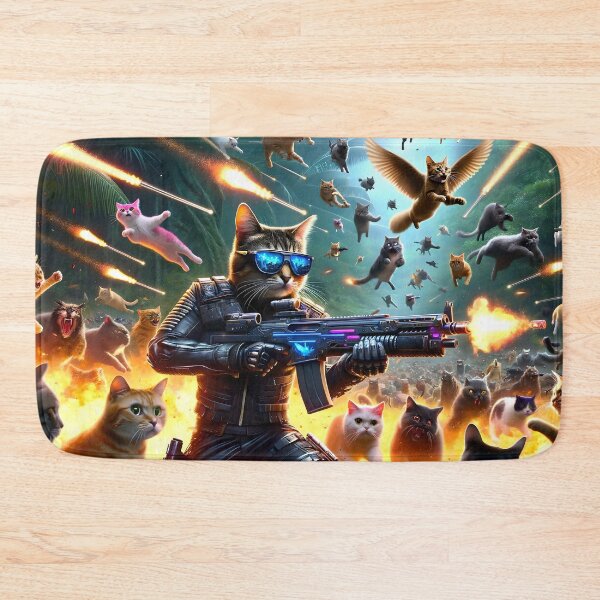Item preview, Kitty Commando - Terminator Edition designed and sold by ai-depot.