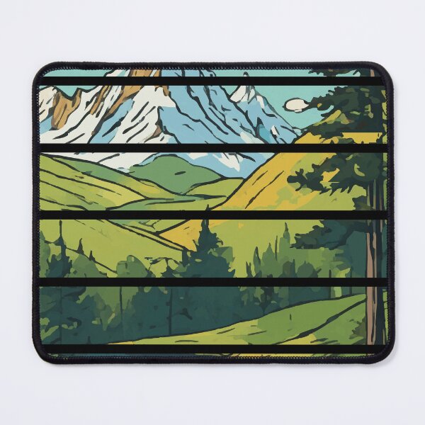 Item preview, Vintage Mountain Landscape designed and sold by ganolastore.