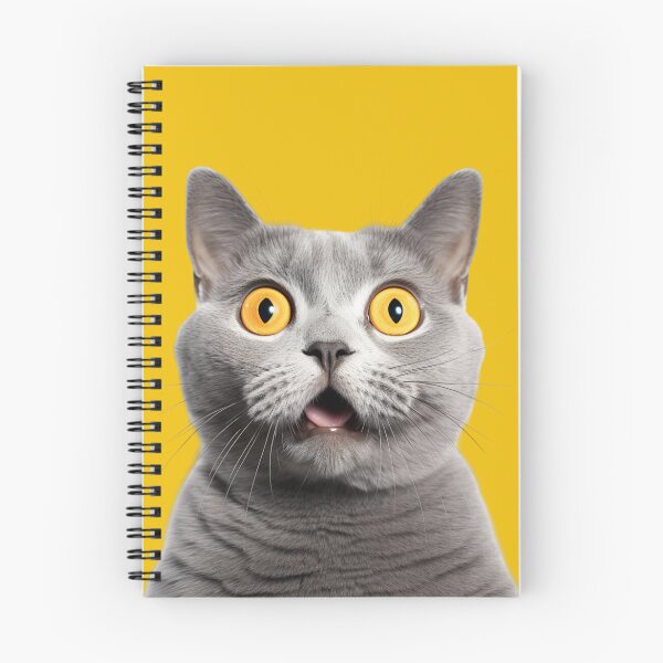 Item preview, Surprised Funny Cat Kitten Yellow designed and sold by Ladies-Boutique.
