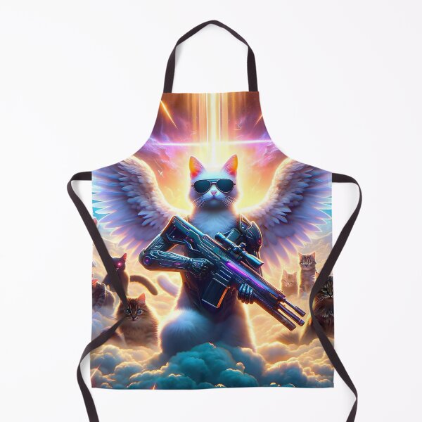 Item preview, Kitty Commando - Heavenly Avenger designed and sold by ai-depot.