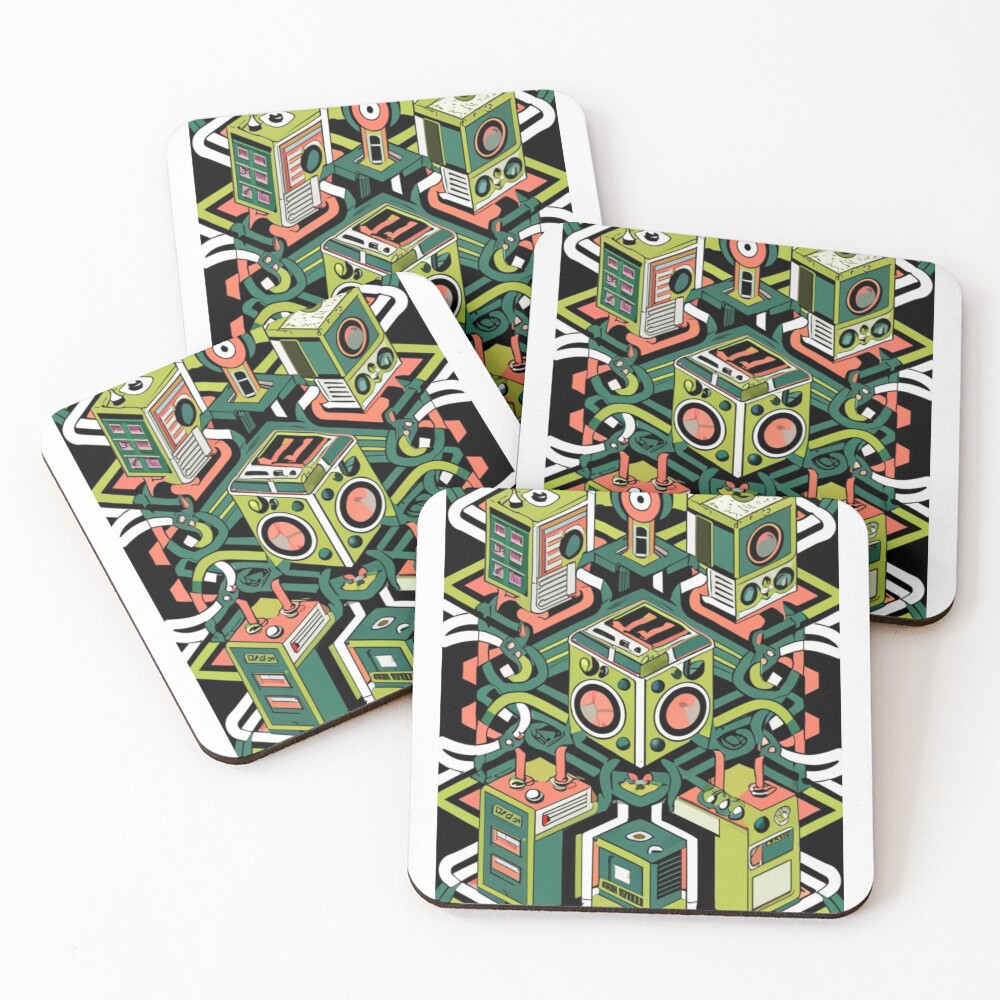 Item preview, Coasters (Set of 4) designed and sold by ShortBoxShop.
