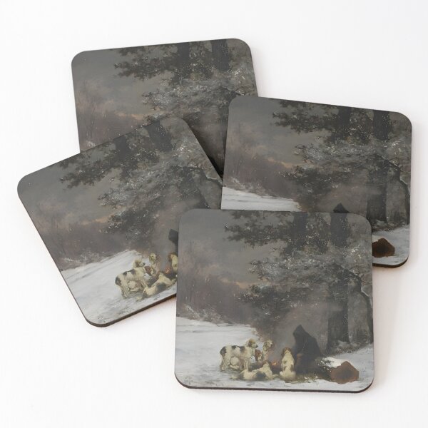 Item preview, A Warm Break From The Hunt - Charles Olivier de Penne designed and sold by darkgothicart.