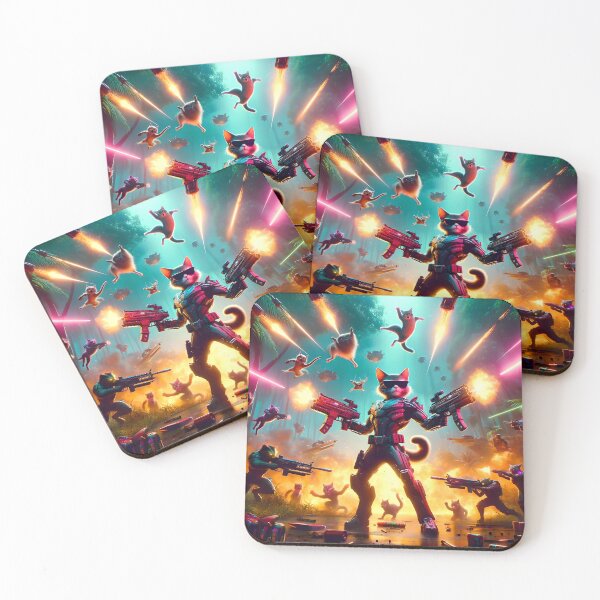Item preview, Kitty Commando - The Hero we Need designed and sold by ai-depot.