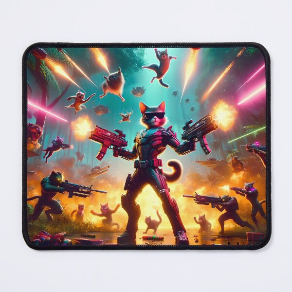 Item preview, Kitty Commando - The Hero we Need designed and sold by ai-depot.