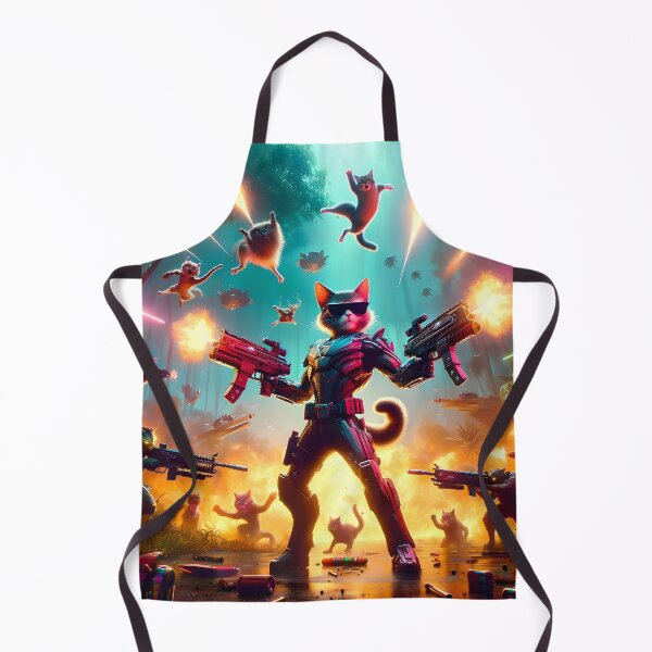 Item preview, Kitty Commando - The Hero we Need designed and sold by ai-depot.