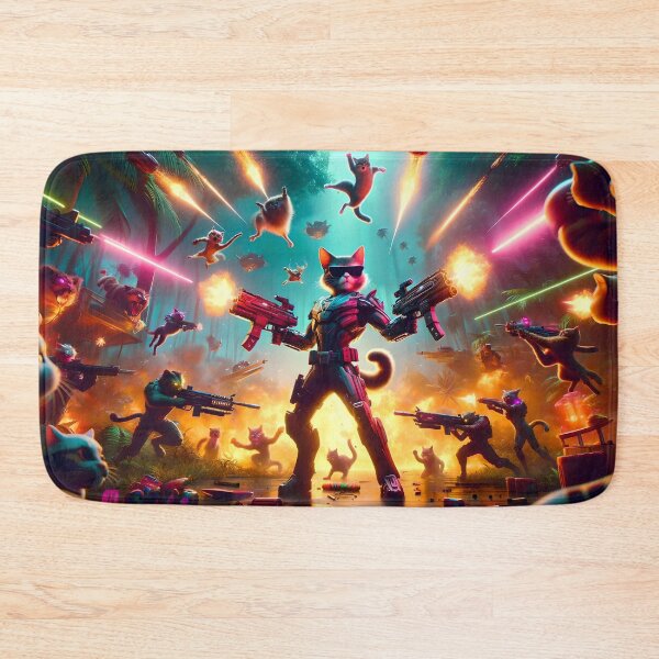 Item preview, Kitty Commando - The Hero we Need designed and sold by ai-depot.