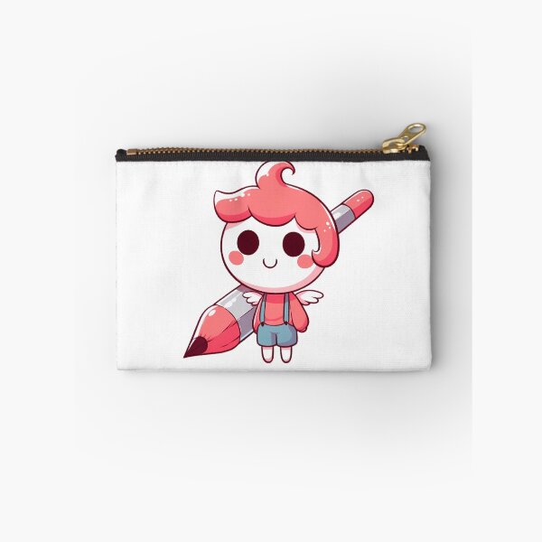 Item preview, Whimsical Cartoon Character with Giant Pencil designed and sold by iwcus.