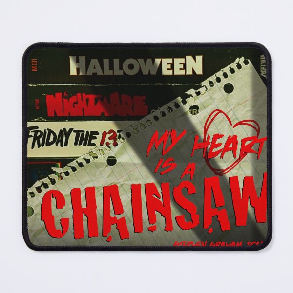 Item preview, My Heart is a Chainsaw | VHS fan art Poster designed and sold by Jason Ragosta.
