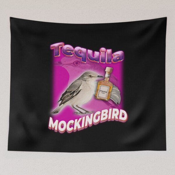 Item preview, TEQUILA MOCKINGBIRD - Funny pun for Tequila lovers designed and sold by ZenReiArt.