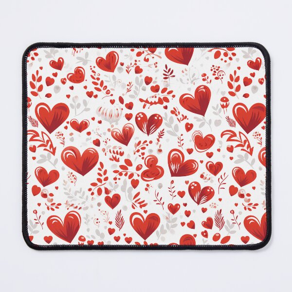 Item preview, Red and White Love Hearts  designed and sold by NikkofTime.