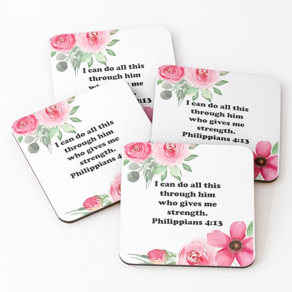 Item preview, Scripture Verse Art Philippians 4:13 designed and sold by Harpley Design Studio.