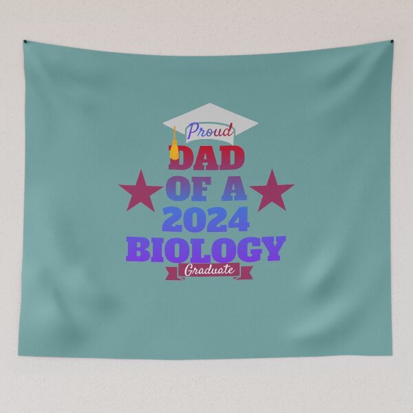 Item preview, Proud Dad of a 2024 Biology Graduate. designed and sold by mamolebo.