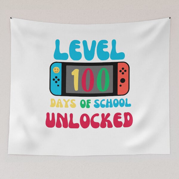 Item preview, Level 100 Days Of School Unlocked , Level 100 Days of School Completed , Happy 100 Days of School , 100 Days Video Game , 100 Days Gamer Boys designed and sold by Creativedsigna.