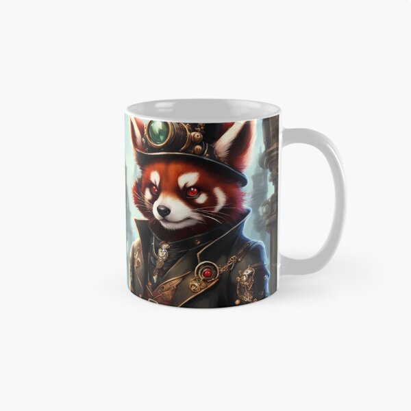 Item preview, Red Panda Warrior SteamPunk designed and sold by KreativKulture.