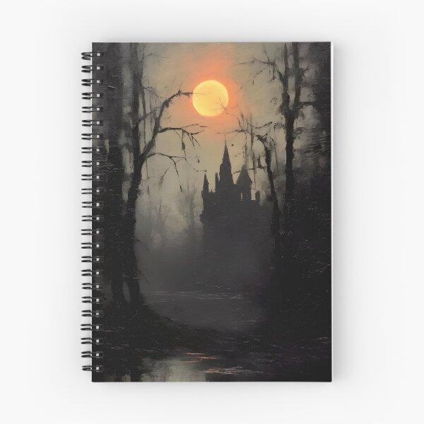 Item preview, The Dark Castle at Sunset designed and sold by darkgothicart.