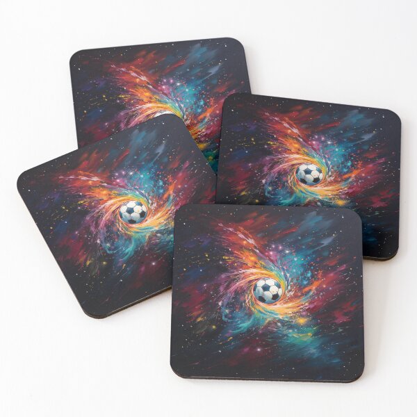 Item preview, Fantasy colorful soccerball in space designed and sold by VideoRoadie.