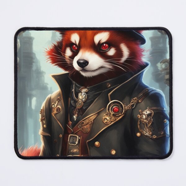 Item preview, Red Panda Warrior SteamPunk designed and sold by KreativKulture.