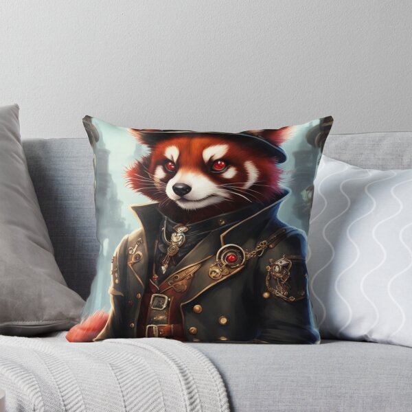 Item preview, Red Panda Warrior SteamPunk designed and sold by KreativKulture.