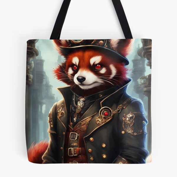 Item preview, Red Panda Warrior SteamPunk designed and sold by KreativKulture.