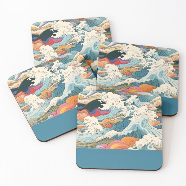 Item preview, Japanese Blue Waves designed and sold by Ladies-Boutique.
