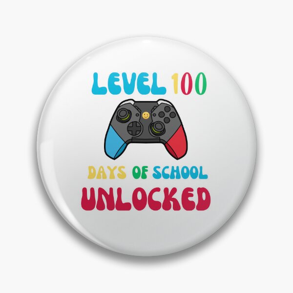 Item preview, Level 100 Days Of School Unlocked , Level 100 Days of School Completed , Happy 100 Days of School , 100 Days Video Game , 100 Days Gamer Boys designed and sold by Creativedsigna.