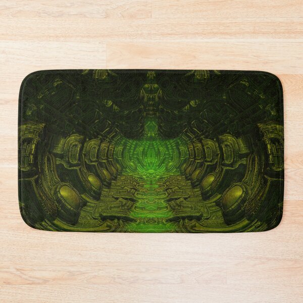Item preview, Tunnel - biomechanic Fantasy 3D Illustration - green version designed and sold by KairoDesign.