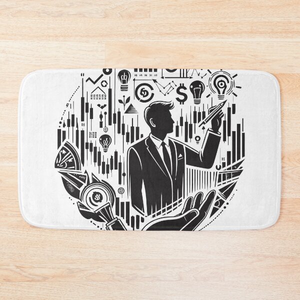 Item preview, stock market motivational designed and sold by CropWear.