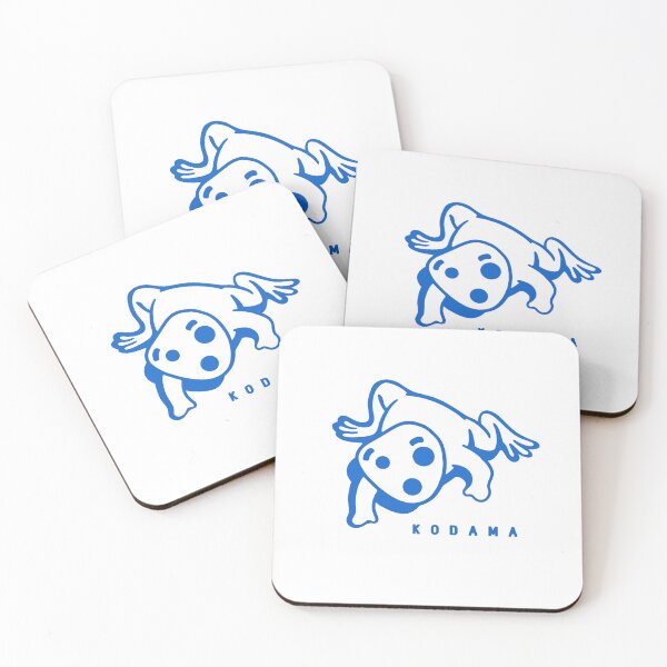 Item preview, Kodama. A spirit in Japanese folklore that inhabit trees in blue ink designed and sold by martodesign.