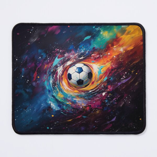 Item preview, Meteor soccerball in colorful space designed and sold by VideoRoadie.