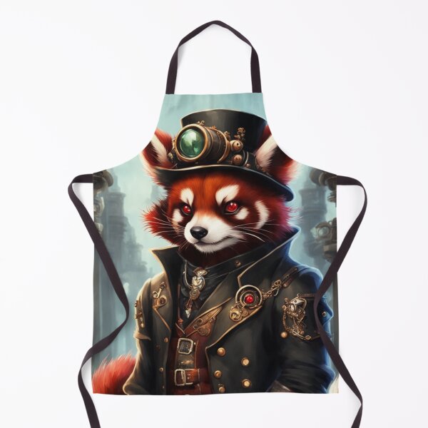 Item preview, Red Panda Warrior SteamPunk designed and sold by KreativKulture.