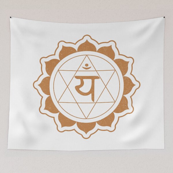 Item preview, Heart Chakra Mandala - Snow + Rust designed and sold by Irene Estelle.