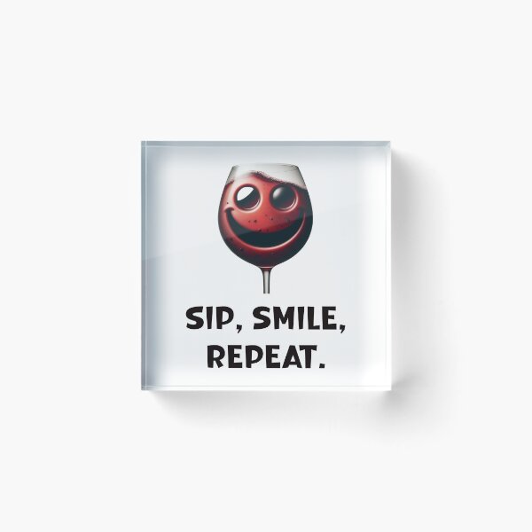 Item preview, Sip, Smile, Repeat designed and sold by HeadTurningArt.