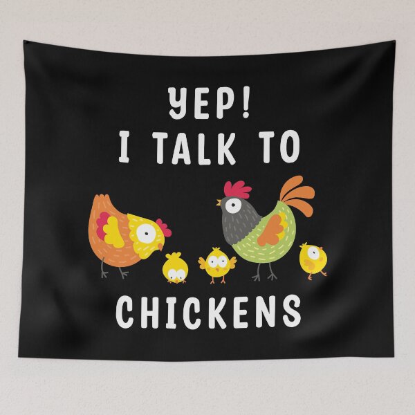 Item preview, Yep I Talk To Chickens designed and sold by Blok45.