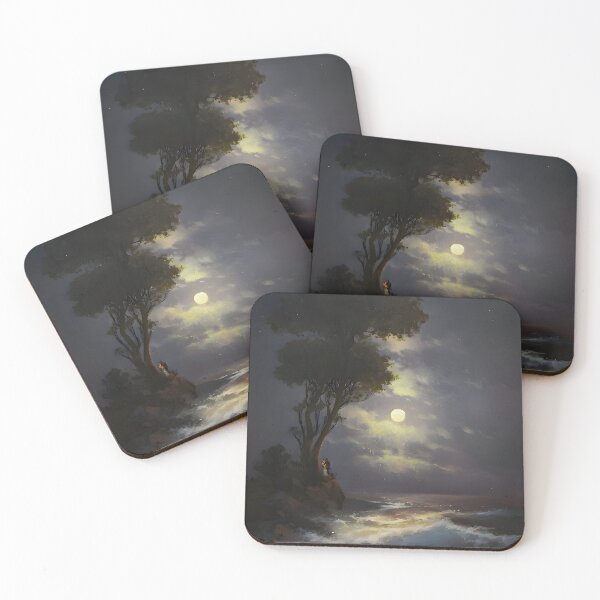Item preview, Full Moon over the Sea designed and sold by darkgothicart.