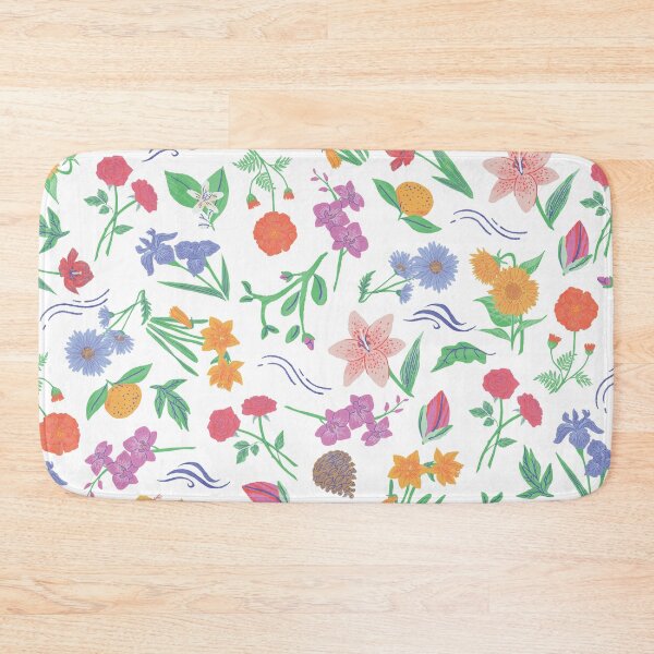 Item preview, Spring is around the corner (white, colorful) designed and sold by Dorina Larsdotter.