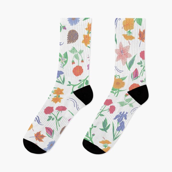 Item preview, Spring is around the corner (white, colorful) designed and sold by Dorina Larsdotter.