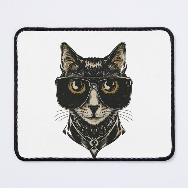 Item preview, Black Cat Bodyguard Crazy Vintage Funny Cat Owner designed and sold by ratchawoot.