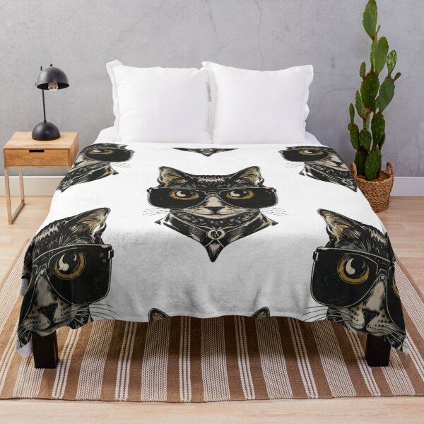 Item preview, Black Cat Bodyguard Crazy Vintage Funny Cat Owner designed and sold by ratchawoot.