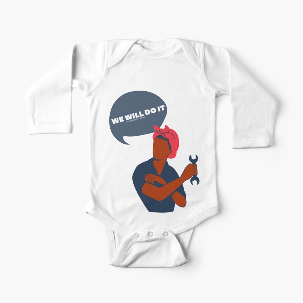 We Will Do It Medium Baby One Piece By Samanthalee33 Redbubble