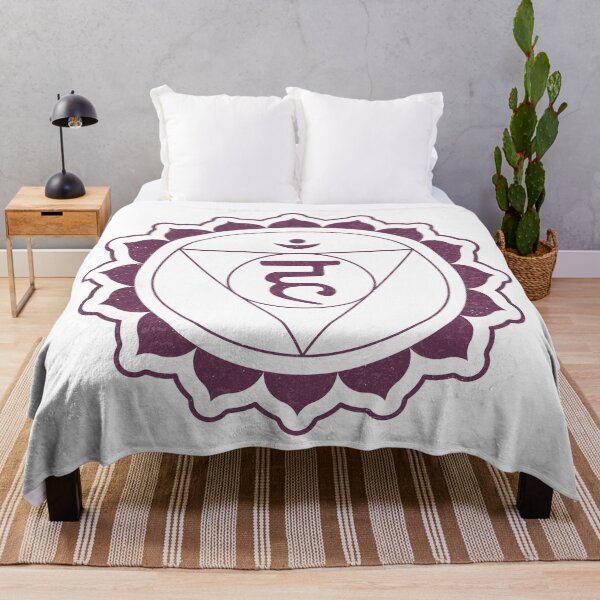 Item preview, Throat Chakra Mandala - Snow + Beet designed and sold by Irene Estelle.