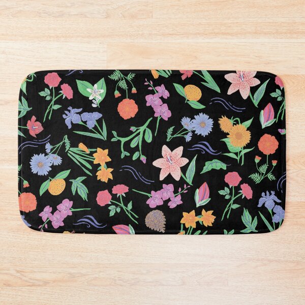 Item preview, Spring is around the corner (black, colorful) designed and sold by Dorina Larsdotter.