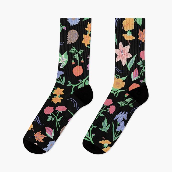 Item preview, Spring is around the corner (black, colorful) designed and sold by Dorina Larsdotter.