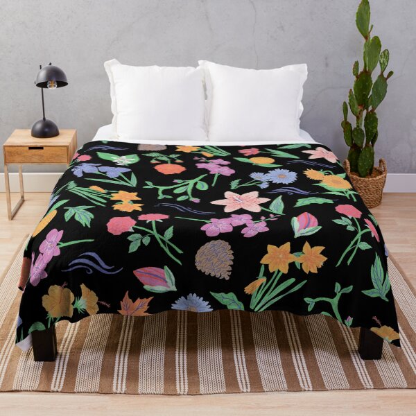 Item preview, Spring is around the corner (black, colorful) designed and sold by Dorina Larsdotter.