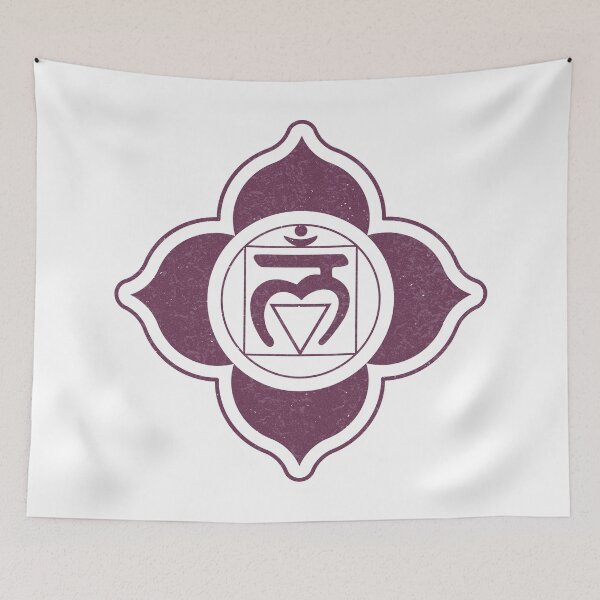 Item preview, Root Chakra Mandala - Snow + Beet designed and sold by Irene Estelle.