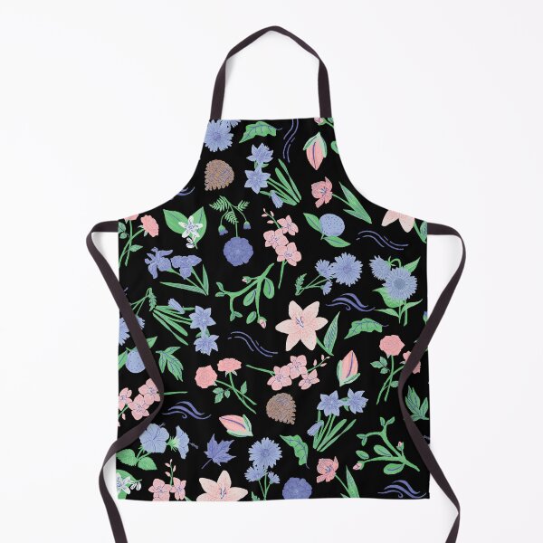 Item preview, Spring is around the corner (black, pink, blue) designed and sold by Dorina Larsdotter.
