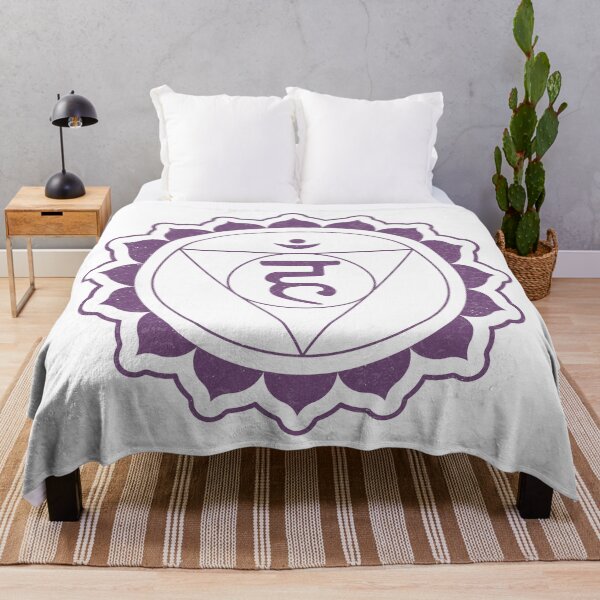 Item preview, Throat Chakra Mandala - Snow + Plum designed and sold by Irene Estelle.